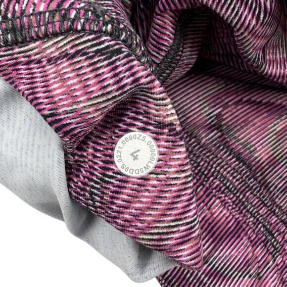 LULULEMON Swift Speed High-Rise Tight 28" Size 4 Dimensional Sonic Pink Multi - Picture 8 of 8